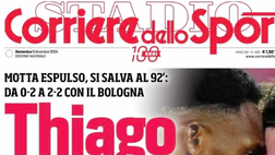 PRIMA PAGINA CORRIERE DELLO SPORT OGGI: “Conte per la vetta. Kvara, il sì è vicino”
