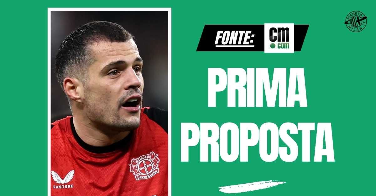 Calciomercato, ecco la prima offerta del Milan per Xhaka. Su Thiaw … Calciomercato, ecco la prima offerta del Milan per Xhaka. Su Thiaw …