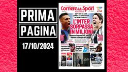 Prima pagina Corriere dello Sport: “Frecciata Leao, gelo col Milan”