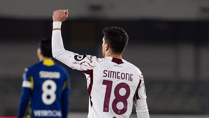 VERONA, ITALY - JANUARY 4: Nikola Vlasic of Torino FC celebrates a goal during the Serie A match between Hellas Verona FC and Torino FC at Stadio Marcantonio Bentegodi on January 4, 2026 in Verona, Italy. (Photo by Stefano Guidi - Torino FC/Torino FC 1906 via Getty Images) I voti di Verona-Torino al fanta: la scelta su Zapata e Sarr! Simeone come Casadei ma meno di Maripan - immagine 1