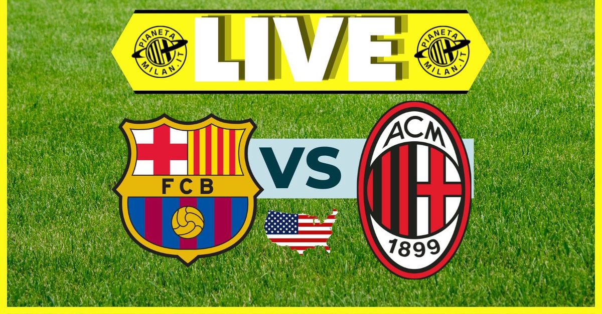 Amichevole Barcellona Milan 0 0: iniziata a Baltimora! | LIVE News