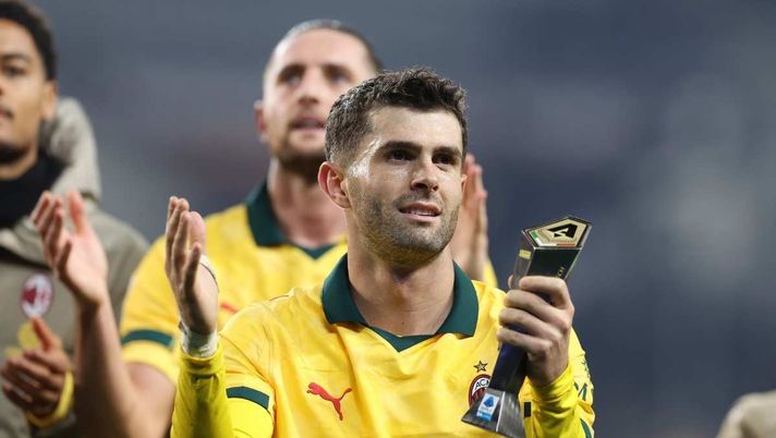 Christian Pulisic (attaccante AC Milan), qui al termine di Torino-Milan 2-3 (Serie A 2025-2026) | News (Getty Images) Milan, Pulisic show: ora anche lui ha il suo 'flu game' come MJ: la similitudine