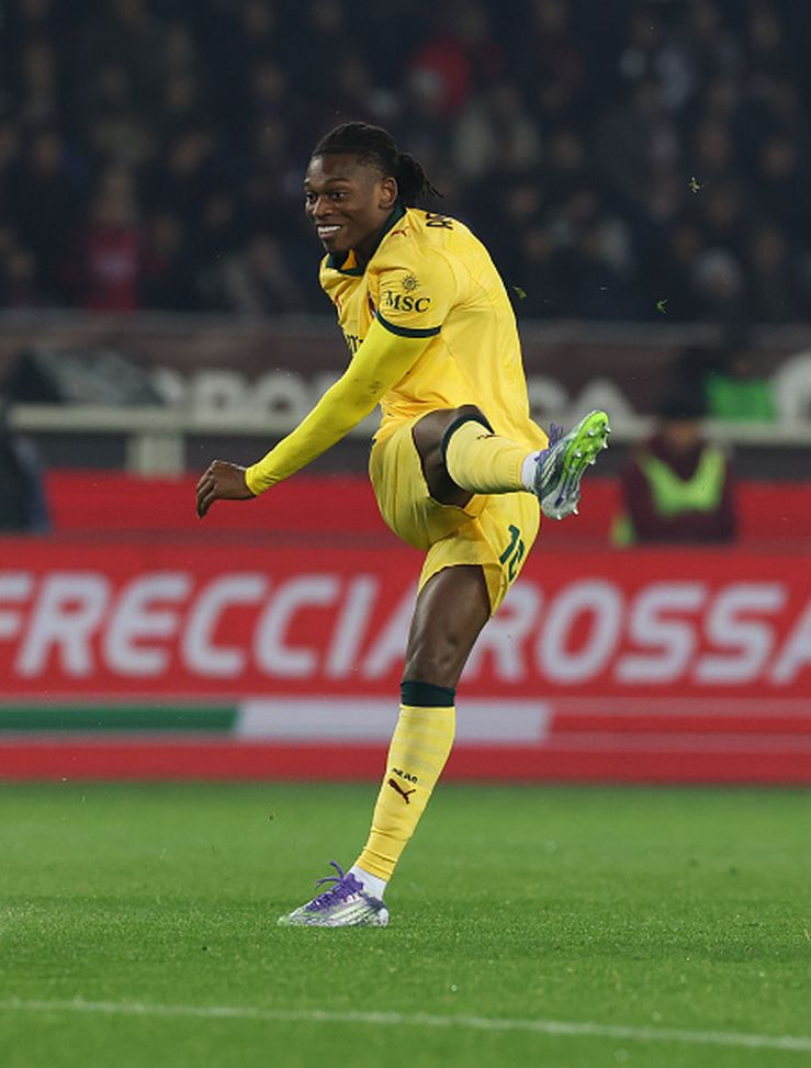Rafael Leao al tiro durante Torino-Milan (Photo by Claudio Villa/AC Milan via Getty Images) Leao, non sembra grave: in attesa di notizie ufficiali