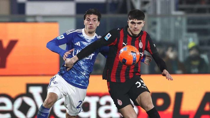 Davide Bartesaghi (difensore AC Milan), qui durante Como-Milan 1-3 (Serie A 2025-2026) | News (Getty Images) Bartesaghi dopo Como-Milan: 'Nel secondo tempo abbiamo verticalizzato di più e sono arrivati i gol'