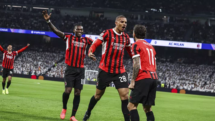 Malick Thiaw AC Milan Real Madrid-Milan Champions League 2024-2025