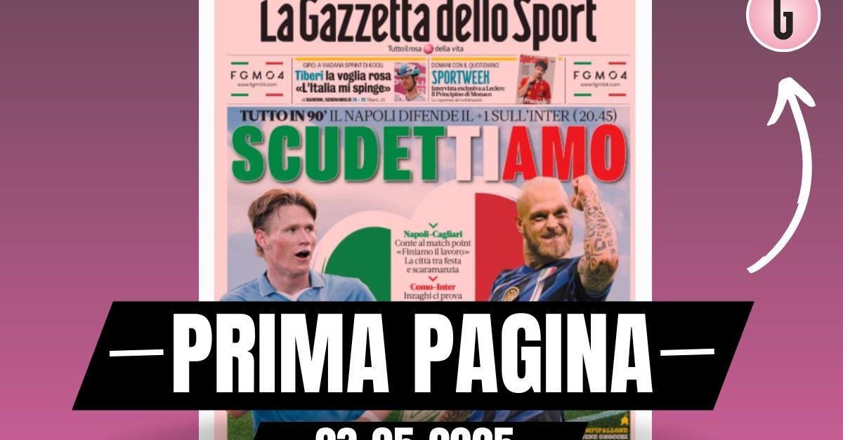 prima pagina gazzetta dello sport sfida finale per lo scudetto da Pianetamilan.it prima pagina gazzetta dello sport sfida finale per lo scudetto