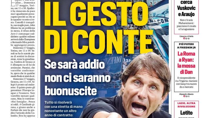 Prime pagine giornali sportivi oggi: il Napoli sui media- immagine 1