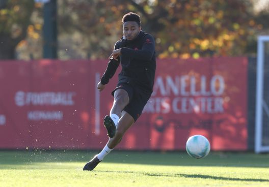 Christopher Nkunku oggi a Milanello (Photo by Claudio Villa/AC Milan via Getty Images) Oggi a Milanello