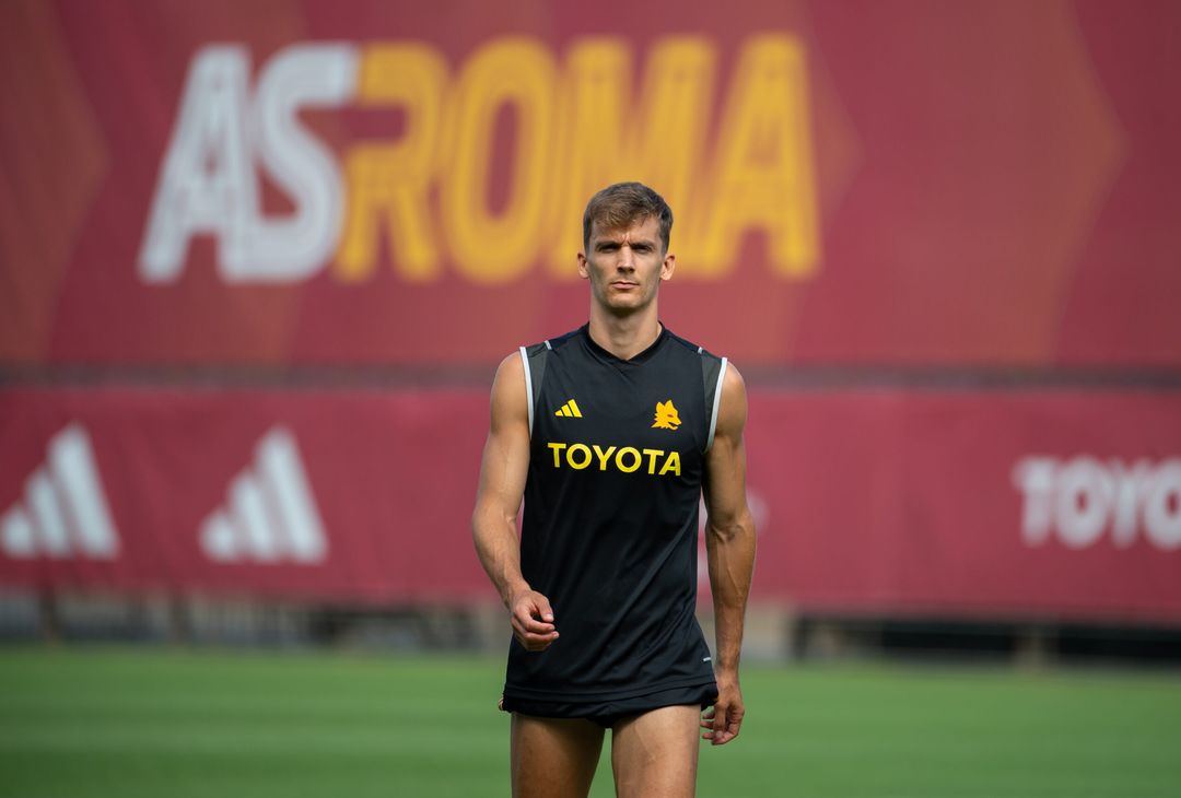 Roma, l’allenamento a Trigoria a due giorni dall’Empoli – FOTO GALLERY - immagine 8