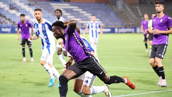 Azione di gioco in Recreativo de Huelva-Cordoba (gara amichevole) - Foto tratta da Account X Cordoba CF