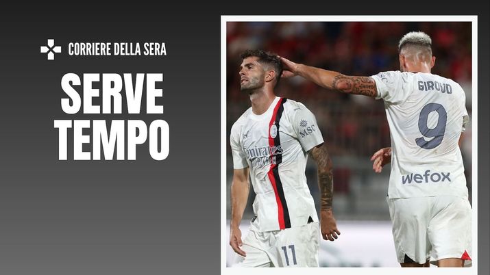 Pulisic Giroud AC Milan amichevole Monza-Milan 6-7 dcr precampionato 2023-2024