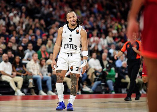 La Virtus arriva da due ko nel doppio turno di Eurolega (Photo by Christina Pahnke/Euroleague Basketball via Getty Images) Trento-Bologna live: streaming gratis e diretta TV del match basket Serie A- immagine 3