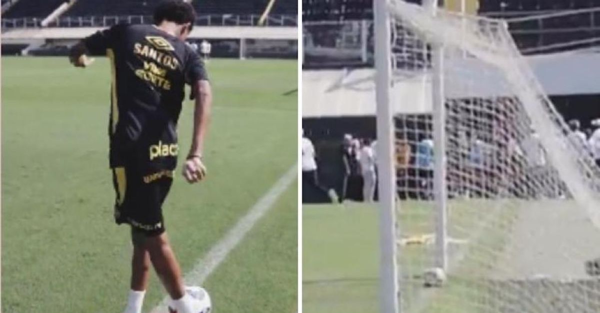 Che magia del figlio di Robinho! Buon sangue non mente … | VIDEO Che magia del figlio di Robinho! Buon sangue non mente … | VIDEO