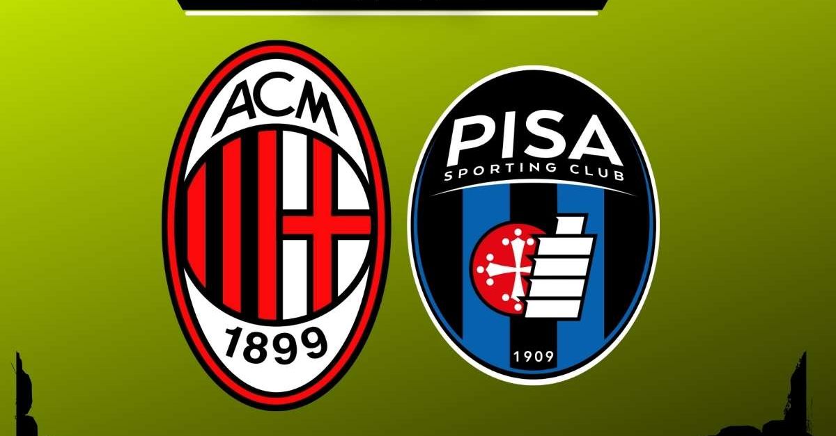 Milan Pisa, dove vederla e le probabili formazioni | LIVE NEWS Milan Pisa, dove vederla e le probabili formazioni | LIVE NEWS