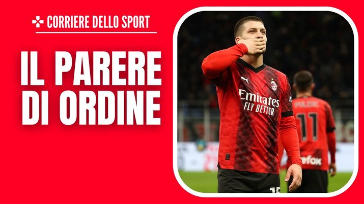 Luka Jovic AC Milan Milan-Frosinone 3-1 Serie A 2023-2024