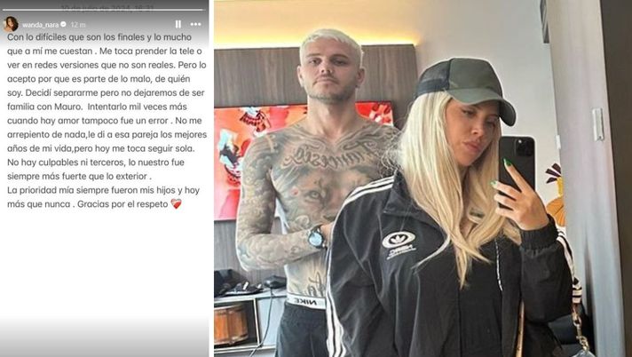 Wanda Nara: “Mi separo da Mauro, ma non ci sono altre persone tra noi. Non mi pento…” - immagine 1