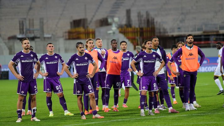 GERMOGLI PH: 2 NOVEMBRE 2025 FIRENZE STADIO ARTEMIO FRANCHI SERIE A FIORENTINA VS LECCE NELLA FOTO DELUSIONE SCONFITTI Marinozzi: “Kean non basta, la Fiorentina soffre in difesa e mentalmente” - immagine 1