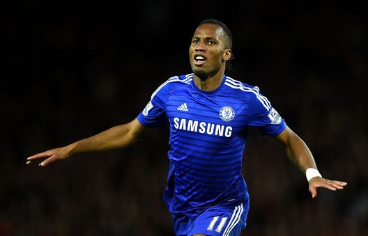 Drogba con la maglia del Chelsea nel 2014 (Foto di Laurence Griffiths/Getty Images) Fine del record storico per la Spagna: Chelsea prima squadra a fare il Grande Slam- immagine 5