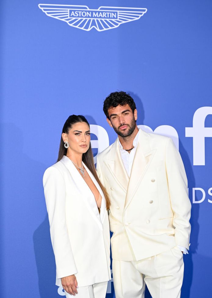 Berrettini-Satta, look total white di coppia per la serata amFar a Cannes- immagine 2