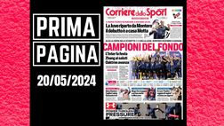 Prima pagina Corriere dello Sport: “Campioni del fondo”