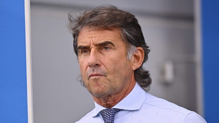 SASSUOLO, ITALY - AUGUST 23: Giovanni Carnevali, US Sassuolo's CEO, looks on prior to the Serie A match between US Sassuolo Calcio and SSC Napoli at Mapei Stadium Citta del Tricolore on August 23, 2025 in Sassuolo, Italy. (Photo by Alessandro Sabattini/Getty Images) A.d. Sassuolo: “Vogliamo tenere Laurienté: abbiamo un attacco che in pochi hanno” - immagine 1
