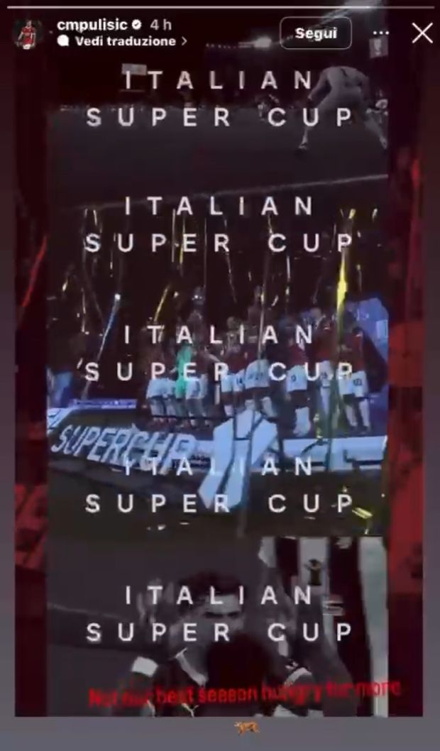 Pulisic e la storia social che lo conferma al Milan: messaggio ai tifosi rossoneri- immagine 2