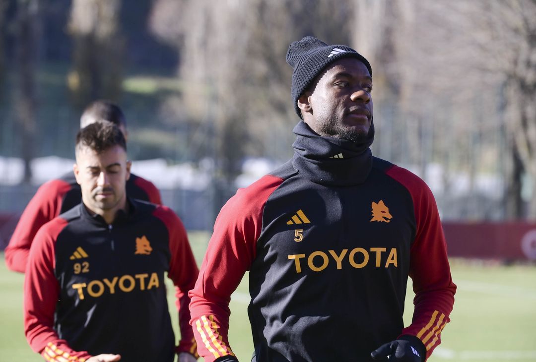 Roma, l’ultimo allenamento prima della Fiorentina – FOTO GALLERY - immagine 20