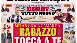 PRIMA PAGINA GAZZETTA DELLO SPORT: “Verso Inter-Napoli. Il duello”