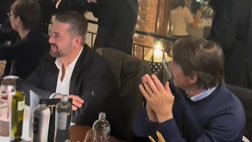 Cena Napoli, Conte ed Edo De Laurentiis scatenati sulle note di Bruno Mars!