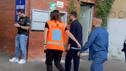 Lobotka è al Maradona per sostenere i compagni nel match contro il Lecce