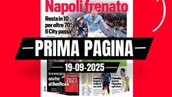 Prima pagina Corriere dello Sport: tra Champions League e Serie A