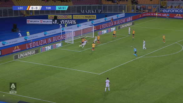 immagine 4 Lecce-Torino 0-1, l’analisi del gol: il lancio di Linetty è un’ottima intuizione- immagine 5