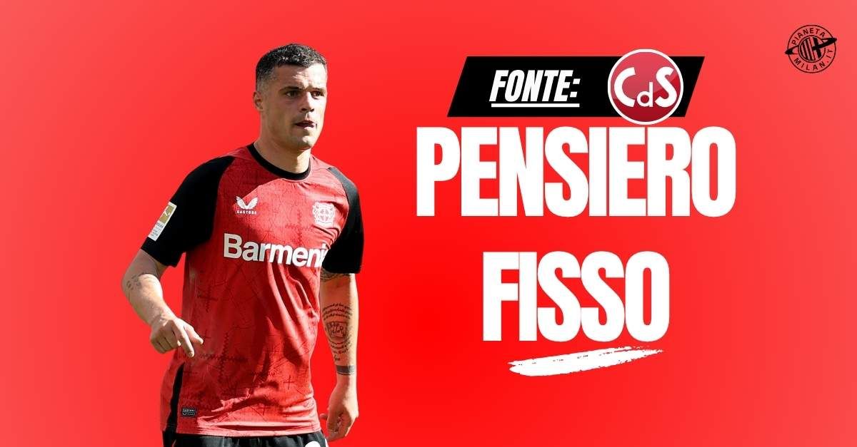 calciomercato milan tare non molla xhaka ecco cosa serve
