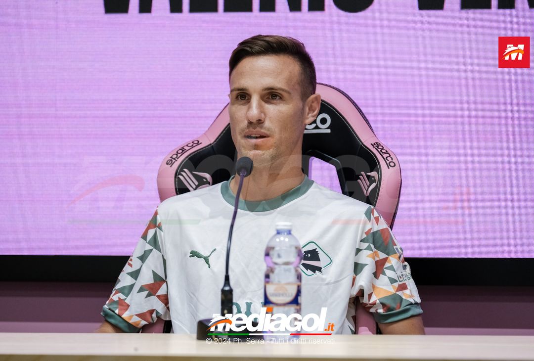 FOTO PALERMO, la presentazione di Valerio Verre in conferenza stampa (Gallery) - immagine 4