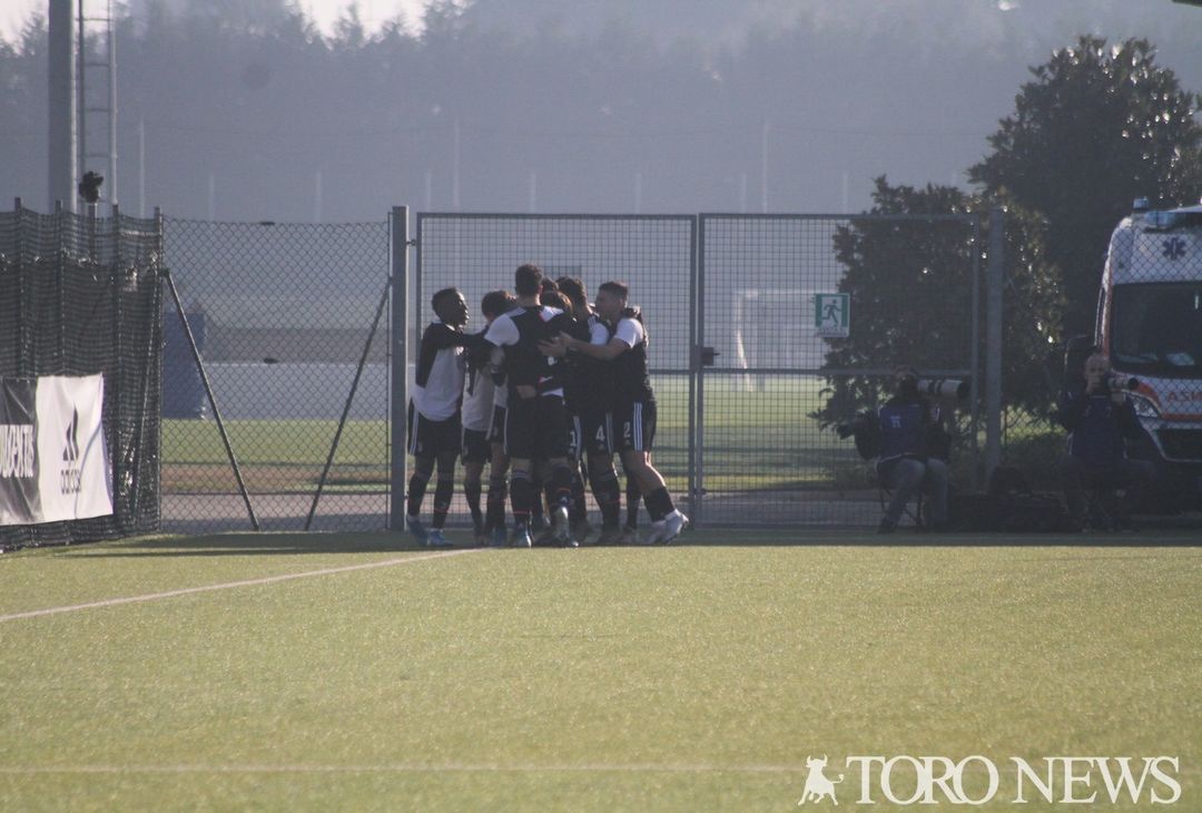 Esultanza Juventus Primavera