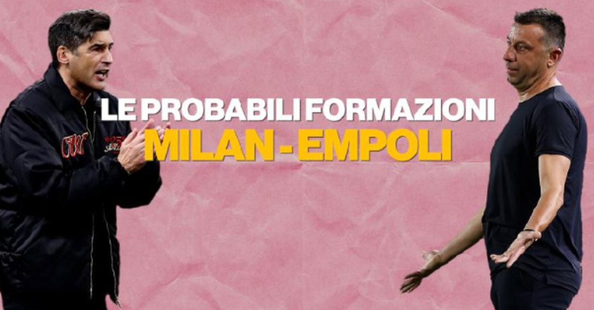 Milan Empoli, probabili formazioni: le scelte di Fonseca a D’Aversa | VIDEO