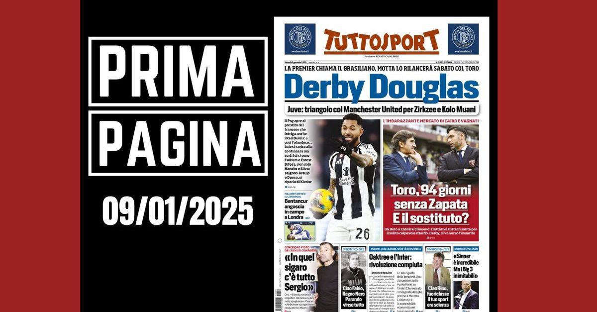 Prima pagina Tuttosport: “In quel sigaro c’è tutto Conceicao”