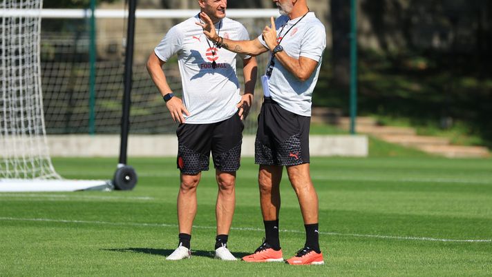 Abate Pioli AC Milan allenamento Milanello