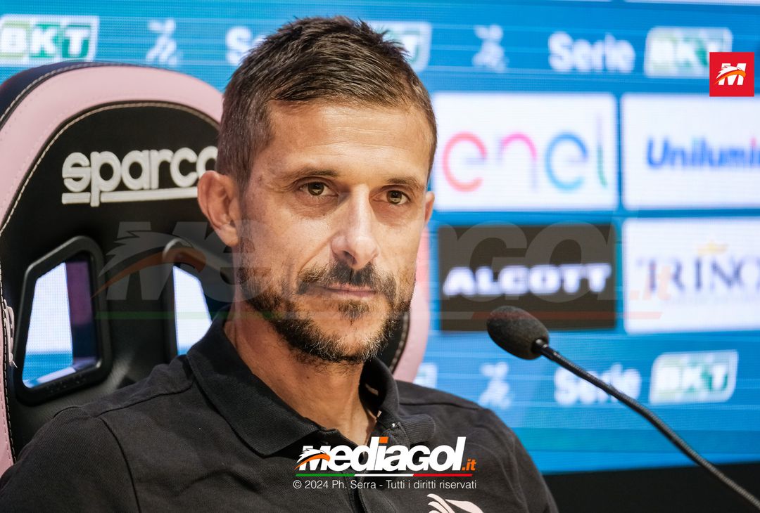FOTO PALERMO, verso il Cosenza: mister Dionisi in conferenza stampa (GALLERY)- immagine 1