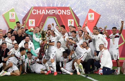 FOTO – Le più belle immagini del Trionfo del Bologna in Coppa Italia- immagine 2