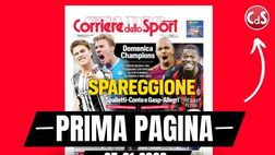 Prima pagina Corriere dello Sport: “Spareggione tra Roma-Milan”
