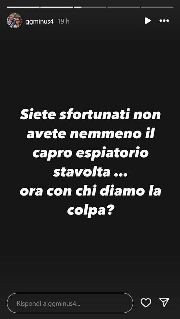 Instagram @ggminus4  Italia eliminata da Euro 2024, il fratello di Immobile: “Ora a chi diamo la colpa?”- immagine 3