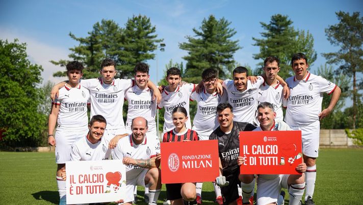 Milanello da sogno per gli atleti del Vharese: Leao, Theo e Emirates regalano emozioni - immagine 1