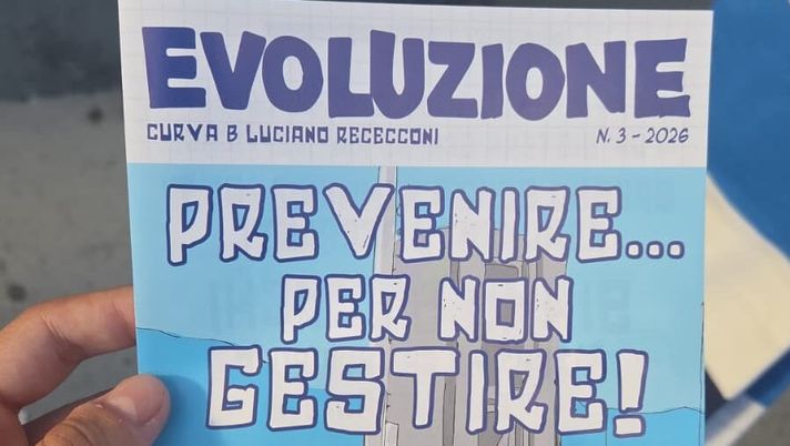 “Evoluzione”, il n.3 della Fanzine della Curva B: il messaggio degli ultras – FOTO “Evoluzione”, il n.3 della Fanzine della Curva B: il messaggio degli ultras – FOTO - immagine 1