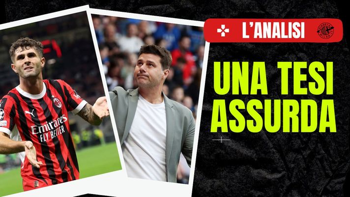 esultanza gol Christian Pulisic AC Milan Milan-Liverpool 1-3 Champions League 2024-2025 Pochettino
