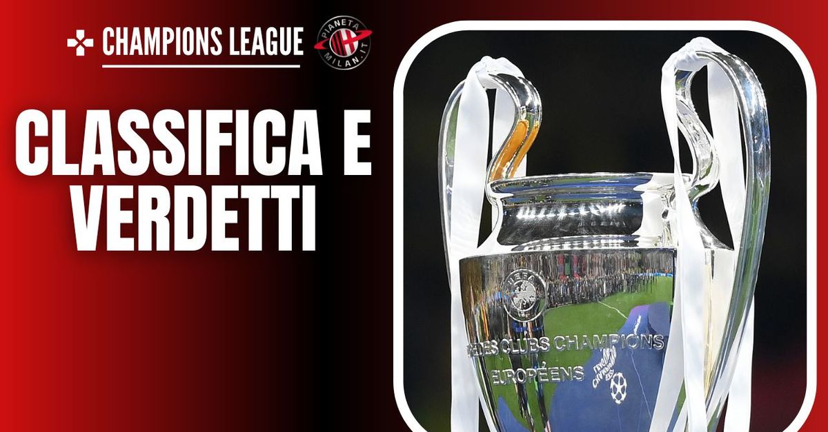 Classifica e verdetti Champions League: Milan ai Play Off con…