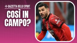 Atalanta-Milan, Theo Hernández centrale e Bennacer a gara in corso