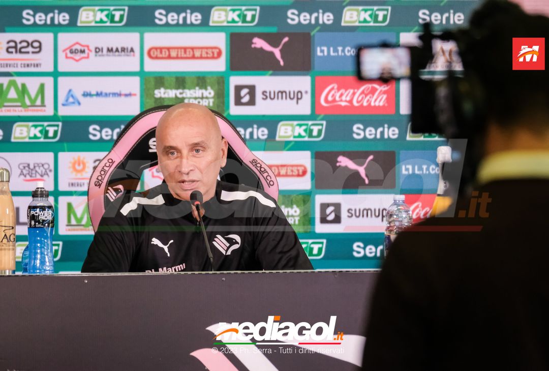 FOTO PALERMO, verso il Como: la conferenza stampa di mister Corini (GALLERY) - immagine 16