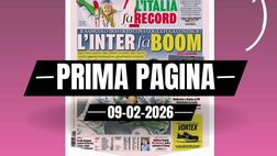 Prima pagina Gazzetta dello Sport: “L’Inter fa boom: Sassuolo travolto, la fuga continua”