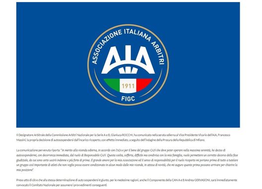 Aia arbitri Serie A
